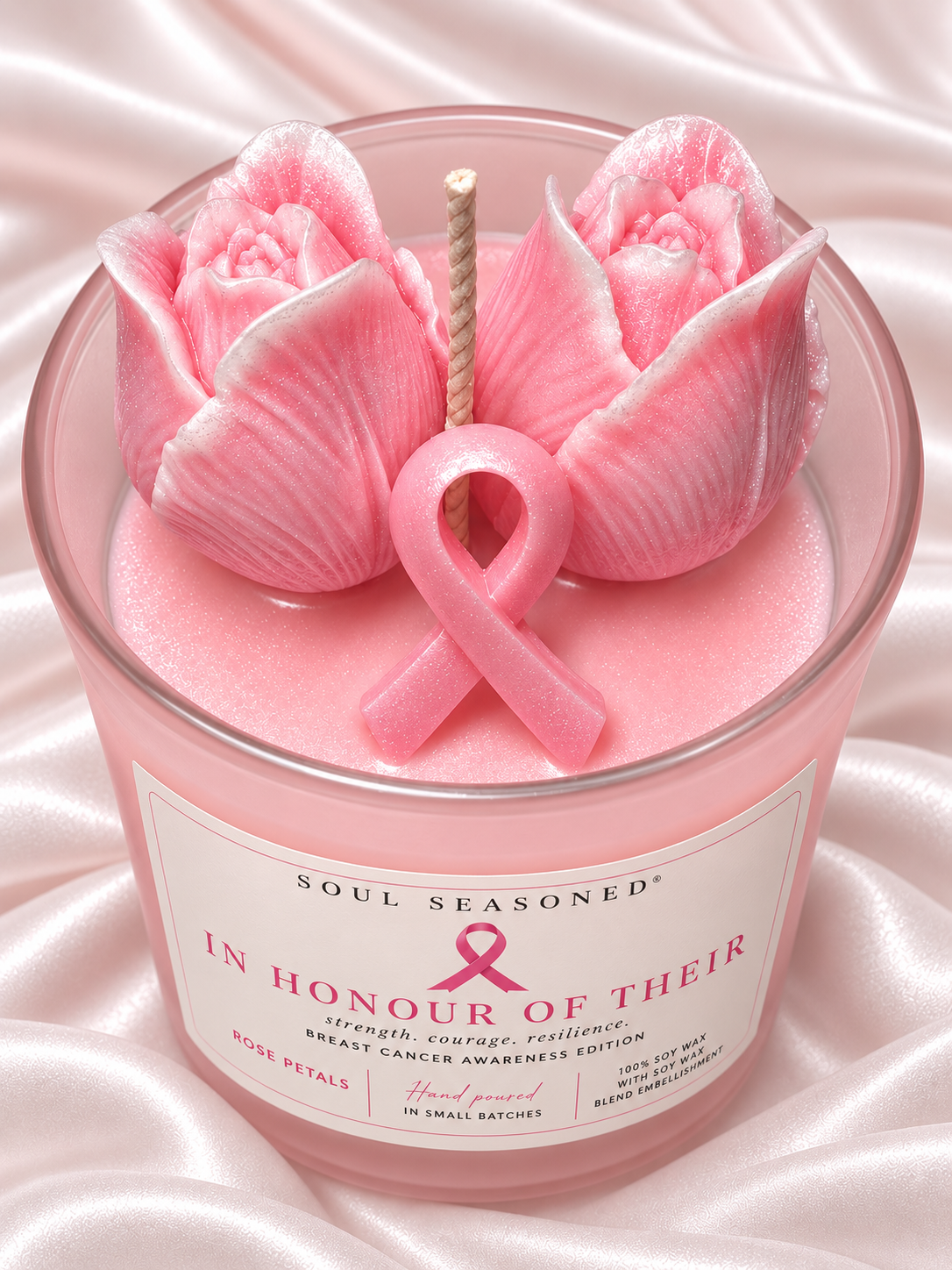 Together We Stand candle - Soul Seasoned Breast Cancer Awareness Edition