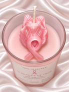 Rose of Resilience candle - Soul Seasoned Breast Cancer Awareness Edition