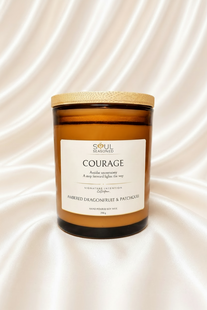 COURAGE – Ambered Dragonfruit & Patchouli (Cambridge Vessel)