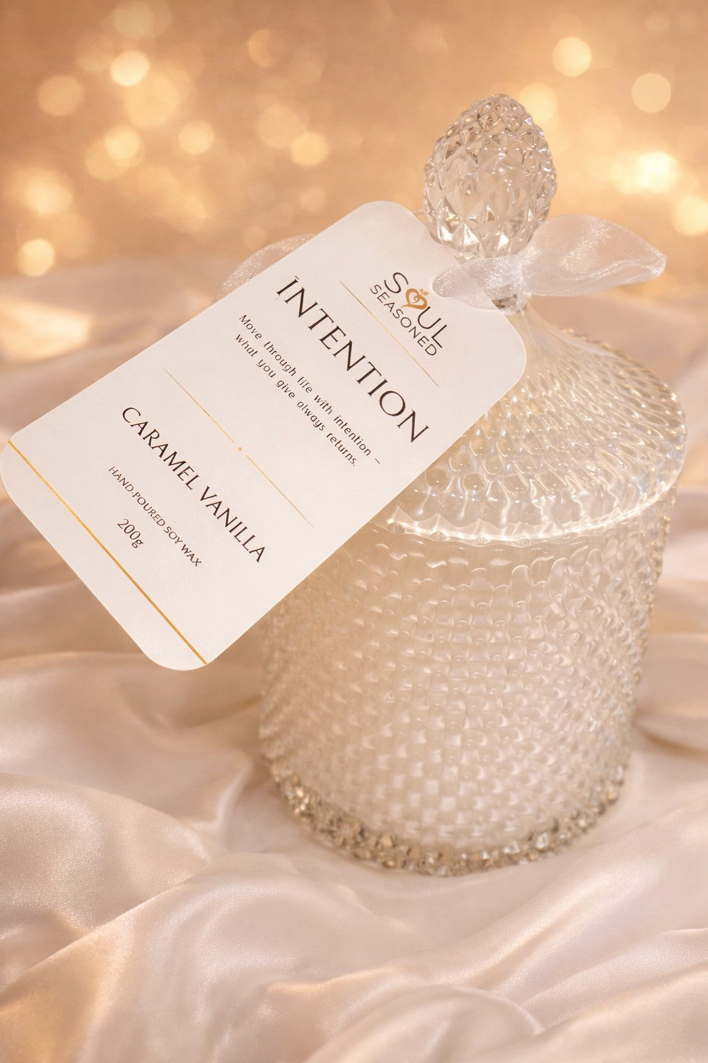 INTENTION – Caramel Vanilla (Pearl Drop Vessel)