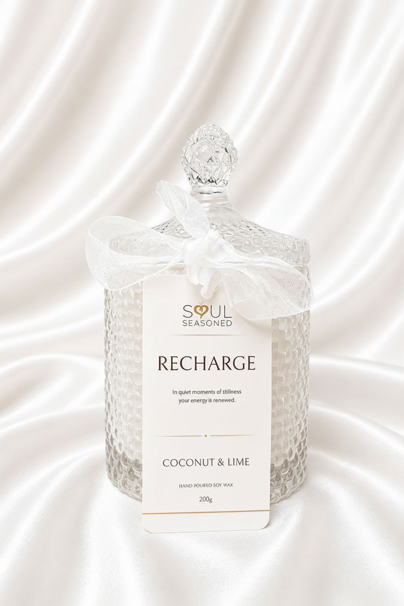 RECHARGE – Coconut & Lime (Pearl Drop Vessel)